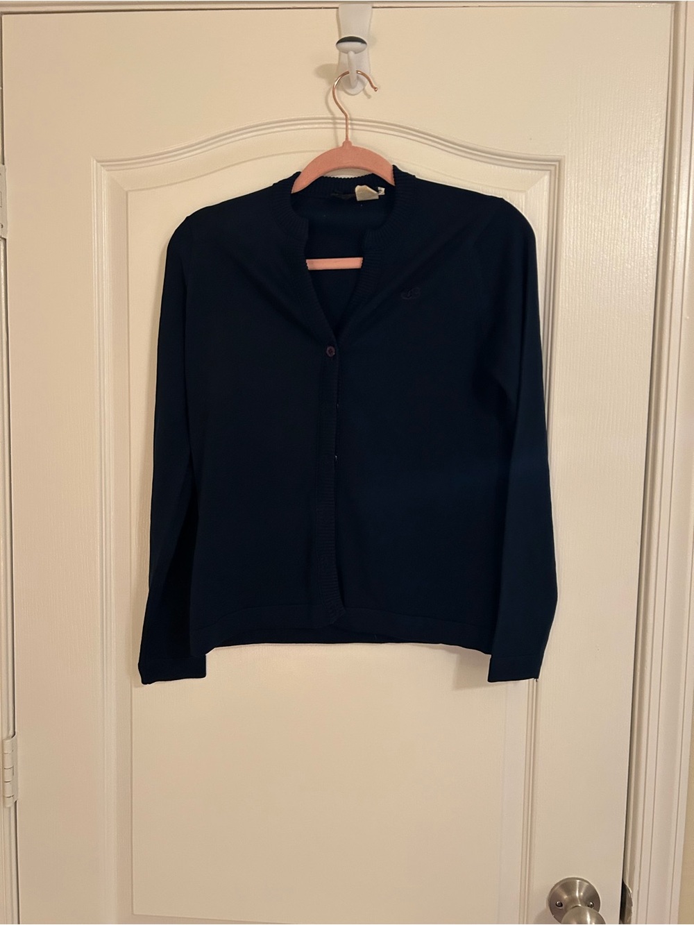 Vintage Givenchy Navy Crewneck Cardigan